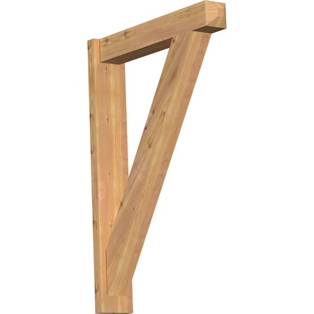 Ekena Millwork Traditional Craftsman Smooth Outlooker, Western Red Cedar, 5 1/2"W x 28"D x 40"H OUT06X28X40TRA04SWR